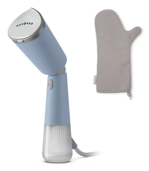 Aparat de calcat vertical Philips Seria 5000 STH5020/20, 1400 W, 120 ml, Cap reglabil (Albastru)