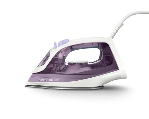 Fier de calcat Philips DST2020/30 Seria 2000, 2000 W, Jet de abur 100 g/min, Rezervor 0.25 l (Alb/Violet)
