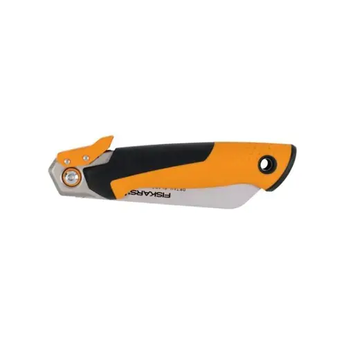 Fierastrau pliabil Fiskars PowerTooth 062932, 150mm (Portocaliu/Negru)