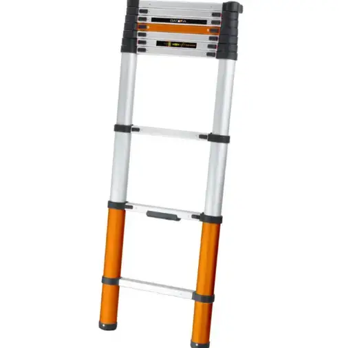 Scara telescopica cu aer Batavia Giraffe 2.9m, 9 trepte (Portocaliu/Gri)