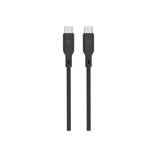 Cablu de date Dviced USB-C la USB-C, 1,25m (Negru)