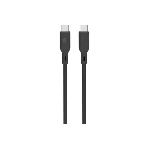 Cablu de date Dviced USB-C la USB-C, 1,25m (Negru)
