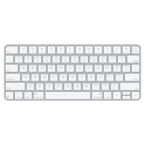 Tastatura Wireless Apple Magic Keyboard (2024), Touch ID, Layout US (Alb)