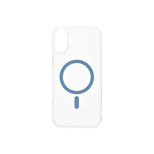 Husa Protectie Spate Dviced DV511009, Magsafe, pentru iPhone 16 (Albastru/Transparent)