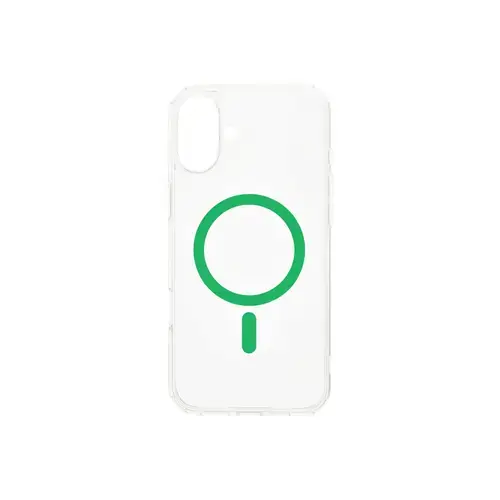 Husa Protectie Spate Dviced DV511010, Magsafe, pentru iPhone 16 (Verde/Transparent)