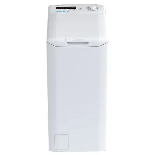 Masina de spalat rufe cu incarcare verticala Candy CSTG282D2/1-S, 8 Kg, Clasa D, 1200 rpm, Smart Touch, Kilo Detector, Mix Power System+ (Alb)