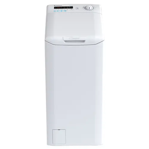 Masina de spalat rufe cu incarcare verticala Candy CSTG282D2/1-S, 8 Kg, Clasa D, 1200 rpm, Smart Touch, Kilo Detector, Mix Power System+ (Alb)