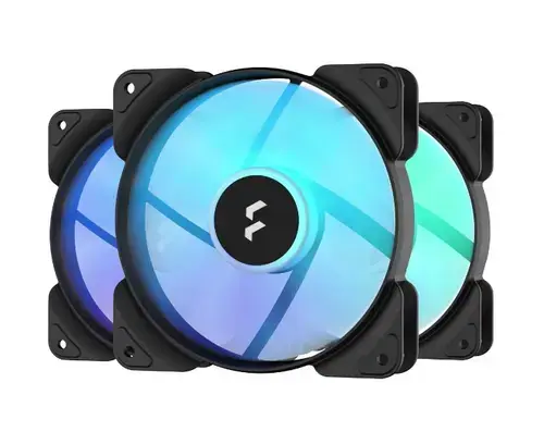 Set 3 ventilatoare Fractal Design Aspect 12 RGB Black Frame, 120mm (Negru)