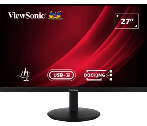 Monitor Gaming IPS LED Viewsonic 27inch VG2709U-2K, QHD (2560 x 1440), HDMI, DisplayPort, Boxe, Pivot (Negru)