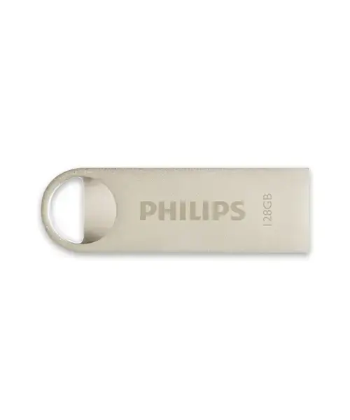Stick USB Philips Moon Edition, 128GB, USB 2.0 (Argintiu)