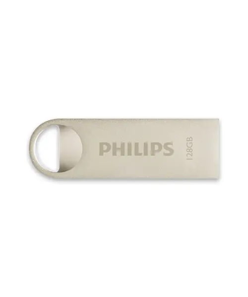 Stick USB Philips Moon Edition, 128GB, USB 2.0 (Argintiu)