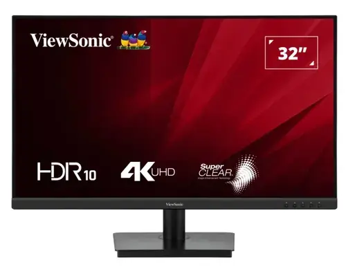 Monitor VA LED VA3208-4K-HD ViewSonic 31.5inch VA3208-4K-HD, UHD (3840 x 2160), HDMI, DisplayPort (Negru)