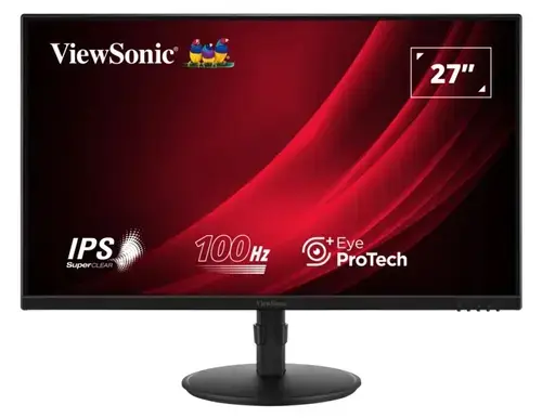 Monitor IPS LED ViewSonic 27inch VA2708-HDJ, Full HD (1920 x 1080), VGA, HDMI, DisplayPort, Pivot (Negru)