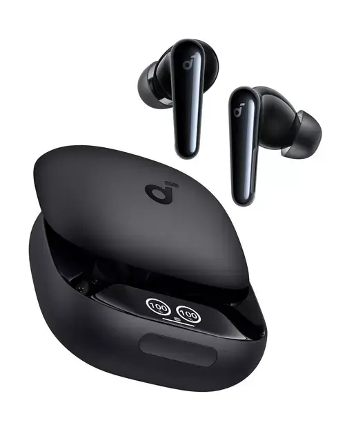 Casti True Wireless Anker Soundcore Liberty 4 Pro, Bluetooth, ANC, Hi-Fi, 6 Microfoane, AI (Negru mat)
