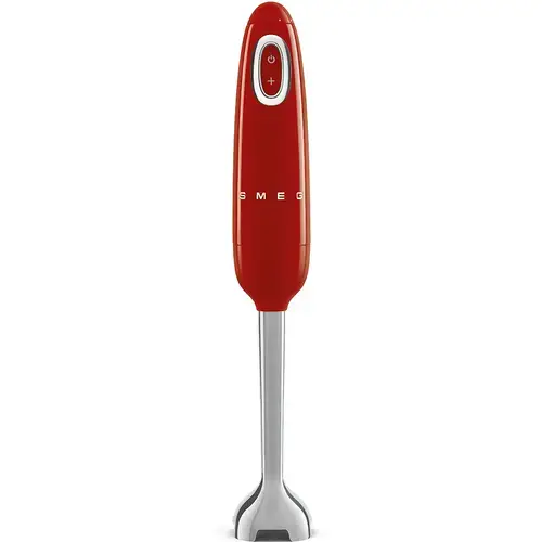 Blender de mana SMEG HBF11RDEU, 700 W, Viteza variabila, Functie Turbo (Rosu)
