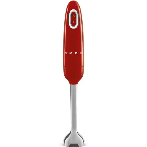 Blender de mana SMEG HBF11RDEU, 700 W, Viteza variabila, Functie Turbo (Rosu)