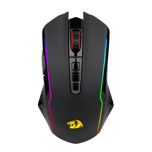 Mouse Gaming Redragon Nix M914-RGB, Wired, Wireless, Bluetooth, iluminare RGB (Negru)
