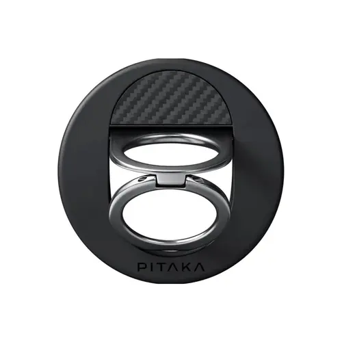 Suport inel Pitaka MagEZ Grip 3, Compatibil cu MagSafe (Negru)