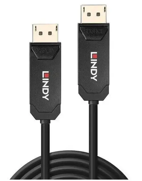 Cablu DisplayPort Lindy LY-38525, 50m (Negru)