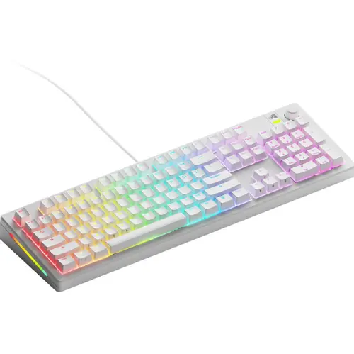Tastatura Gaming Glorious GMMK 3,Fox Switches, 104 taste, Cu fir, USB (Alb)