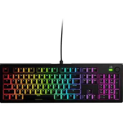 Tastatura mecanica gaming Glorious GMMK 3, Fox Switches, 104 taste, USB, Cu fir (Negru)