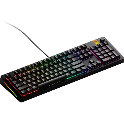 Tastatura mecanica Glorious GMMK 3, Fox HE Switches, Cu fir, USB, 104 taste (Negru)