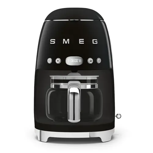 Cafetiera Smeg DCF02BLEU, 1050 W, 1,4 L, 10 cesti (Negru)