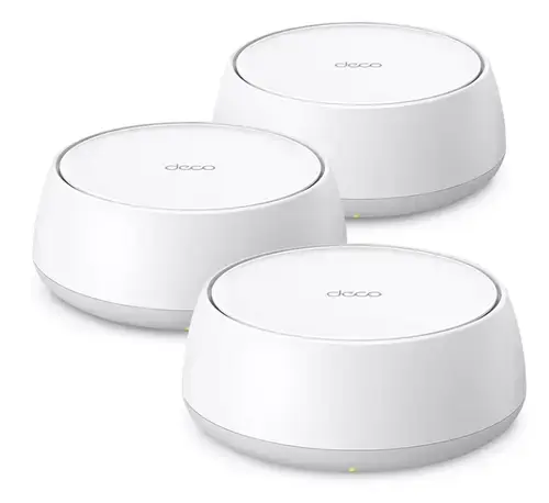 Sistem Wi-Fi Mesh TP-Link Deco BE25(3-pack), BE3600, Wi-Fi 7, Dual-Band, 2 porturi 2.5 Gbps, MLO, HomeShield