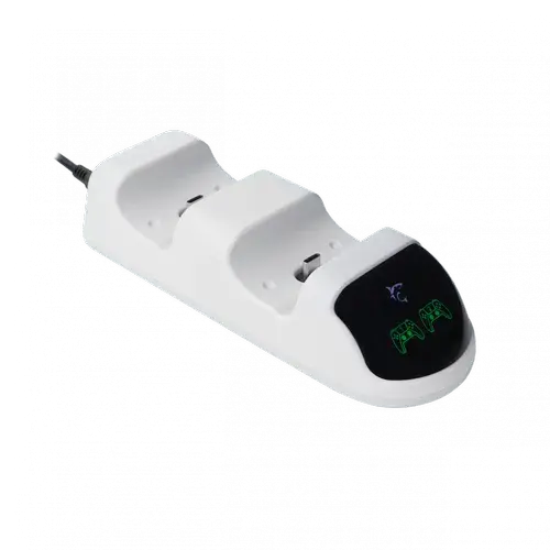 Statie de incarcare White Shark PS5 CHARGING DOCK PS5-0506 TAKEDOWN, 2 x USB-C (Alb)