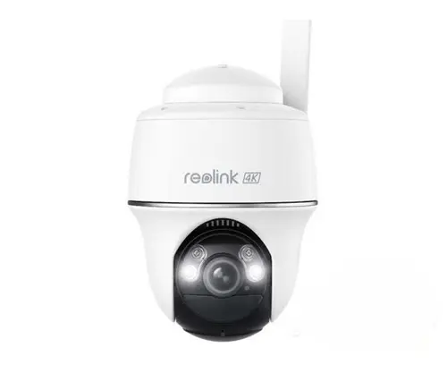 Camera de supravegher video exterior Reoolink GO Seria G440, IP, Dome, 8 MP, IR 10m, 4G LTE, IP64 (Alb)