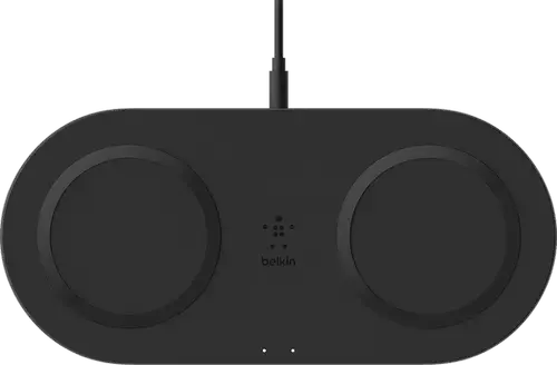Incarcator wireless 2 in 1 Belkin BOOST CHARGE Dual WIZ002vfBK, Universal, QI, 10 W (Negru)