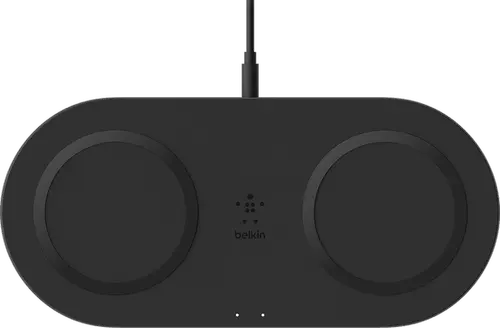 Incarcator wireless 2 in 1 Belkin BOOST CHARGE Dual WIZ002vfBK, Universal, QI, 10 W (Negru)