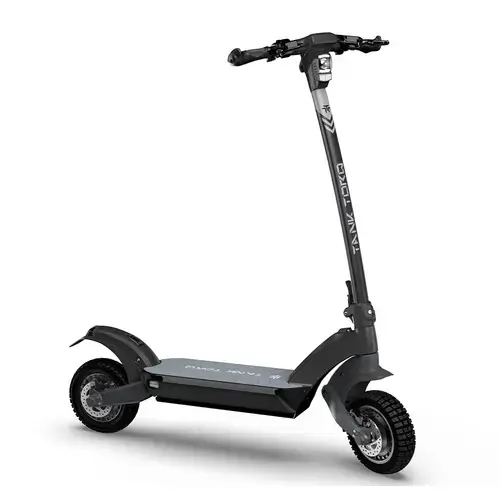Trotineta electrica E-TWOW TankTorq TK5, Roti 10inch, 2 x 1000W, baterie 60V/21 Ah, Autonomie maxima 80km, Viteza maxima 50 km/h, Frane hidraulice pe disc, amortioare hidraulice (Negru)