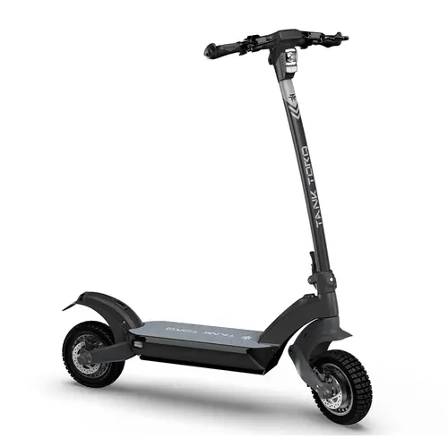 Trotineta electrica E-TWOW TankTorq TK5, Roti 10inch, 2 x 1000W, baterie 60V/21 Ah, Autonomie maxima 80km, Viteza maxima 50 km/h, Frane hidraulice pe disc, amortioare hidraulice (Negru)