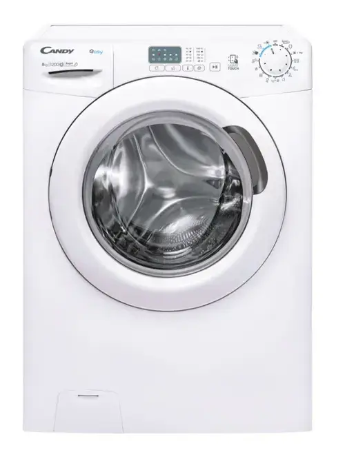 Masina de spalat rufe Candy EY 1281DE/1-S, Clasa D, Capacitate 8 Kg, 1200 rpm, Smart Touch, NFC (Alb)