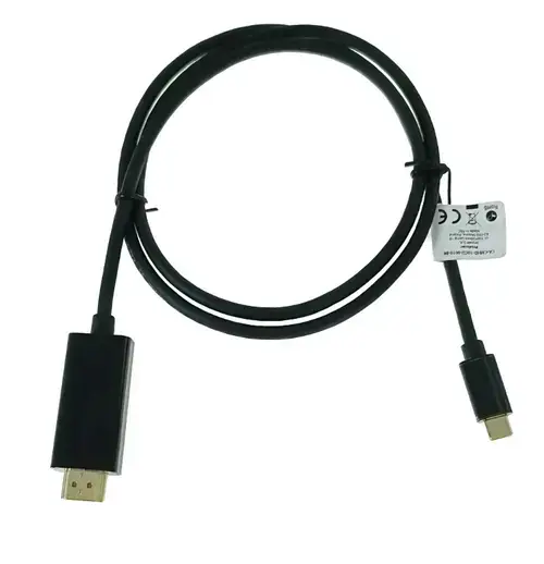 Cablu Lanberg CA-CMHD-10CU-0010-BK, USB-C, HDMI, 1m, 4K/60Hz (Negru)