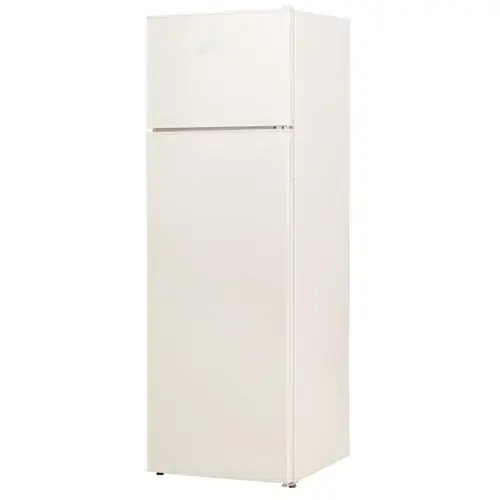 Frigider cu doua usi LDK LF-260EB, Clasa E, Capacitate 243 l, Less Frost, Termostat ajustabil, Iluminare LED, H 160 cm (Bej)