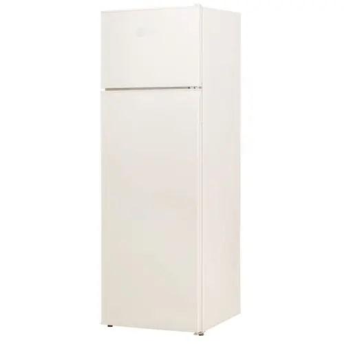 Frigider cu doua usi LDK LF-260EB, Clasa E, Capacitate 243 l, Less Frost, Termostat ajustabil, Iluminare LED, H 160 cm (Bej)