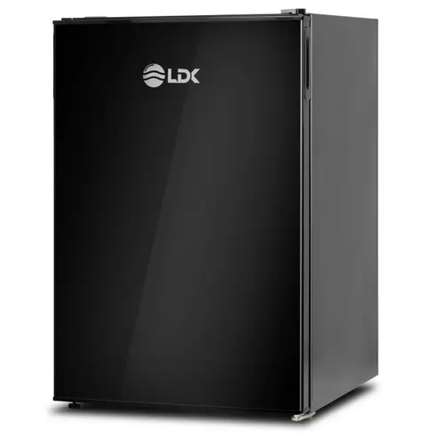 Frigider cu o usa LDK F-125EBK, Clasa E, Capacitate 122 l, Termostat ajustabil, Iluminare LED, H 84 cm (Negru)