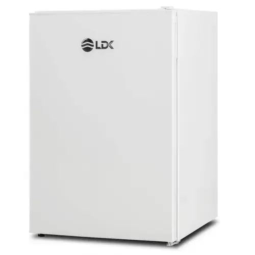 Frigider cu o usa LDK F-125EW, Clasa E, Capacitate 122 l, Termostat ajustabil, Iluminare LED, H 84 cm (Alb)