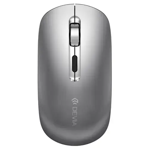 Mouse Devia Lingo Series Wireless, 2.4G Dual Mode, Bluetooth 5.0, USB, 1600 DPI (Gri)