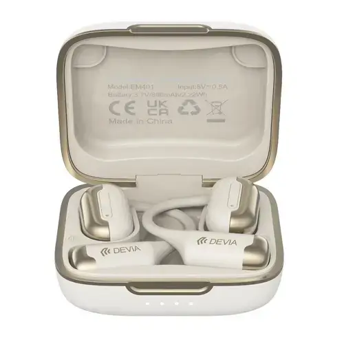 Casti Bluetooth Devia Open-Ear OWS Pro1 (Bej)