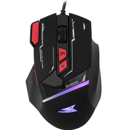 Mouse gaming Barracuda BGM-041, Cu fir, USB (Multicolor)