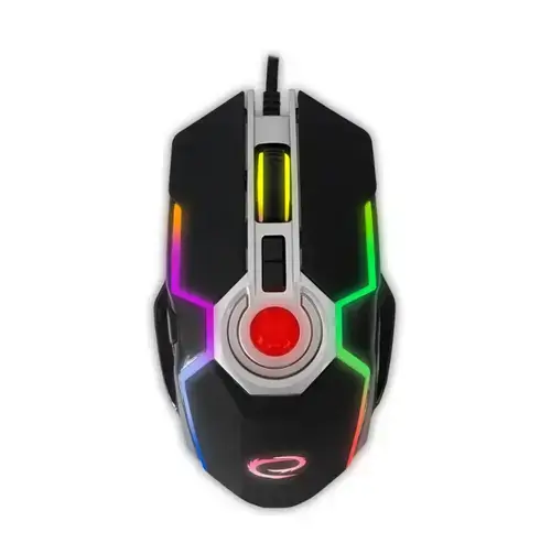 Mouse gaming Esperanza EGM701, Cu fir, USB, 7200 DPI (Negru)