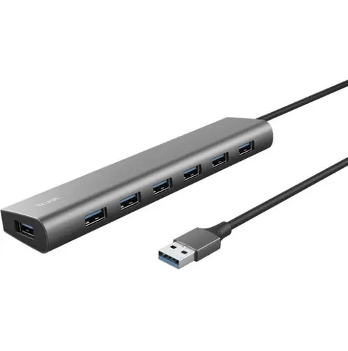 Hub Trust Halyx 7xUSB 3.2 Gen1 (Gri)
