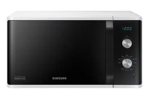 Cuptor cu microunde Samsung MG23K3614AW, 23 l, 1250 W, Diplay LED, 6 trepte putere, Timer, Grill (Alb)