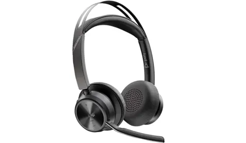 Casti cu microfon HP Poly Voyager Focus 2, Bluetooth, USB-A, USB Type-C (Negru)