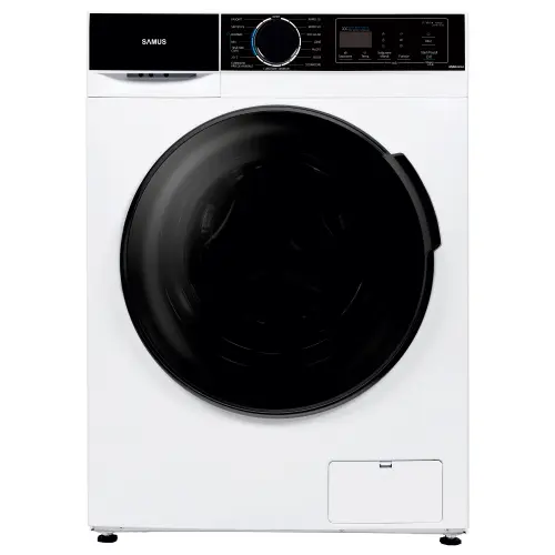 Masina de spalat rufe Samus WSADI-9143, 9 kg, Clasa A, 1400 rpm, 15 programe, Afisaj electronic, Motor inverter, Auto-echilibrare tambur (Alb)