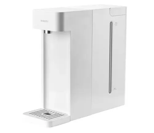 Dispenser de apa firbinte instant Xiaomi BHR9018EU, Rezervor 3 l, 4 trepte temperatura, Inox, Optiune conectare la bidon, Auto-curatare, Display LED (Alb)