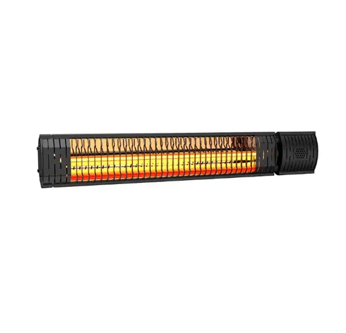Incalzitor electric de perete Heinner HR-SD013, 1000W/2000W (Negru)